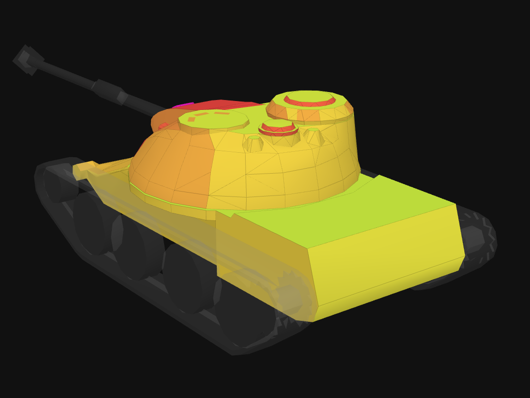 Rear armor of ASTRON Rex in World of Tanks: Blitz