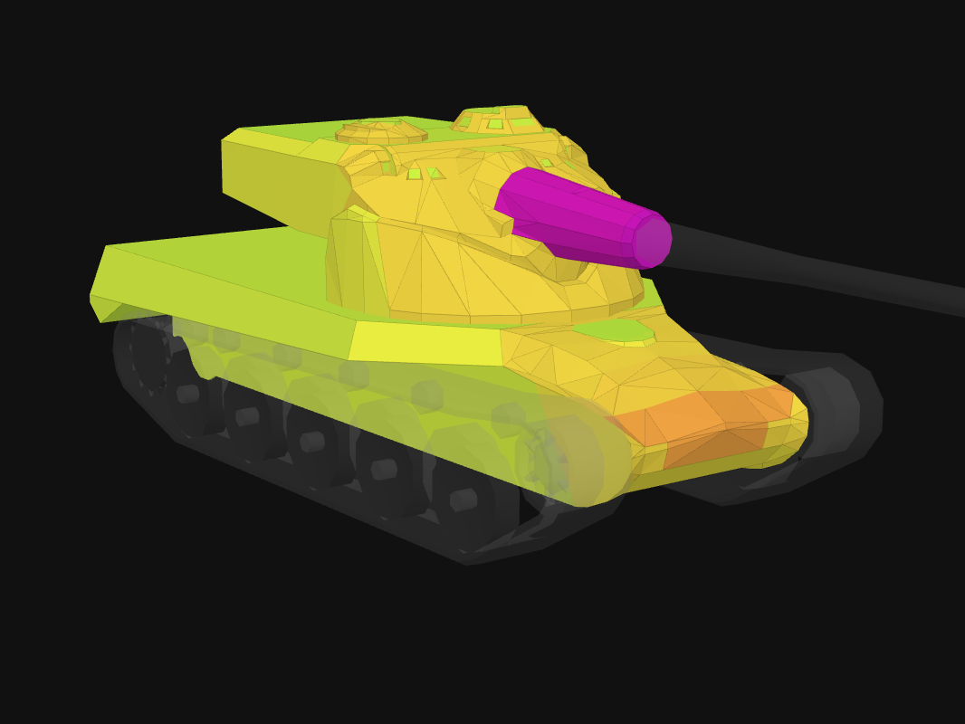 Front armor of AMX 50 B in World of Tanks: Blitz