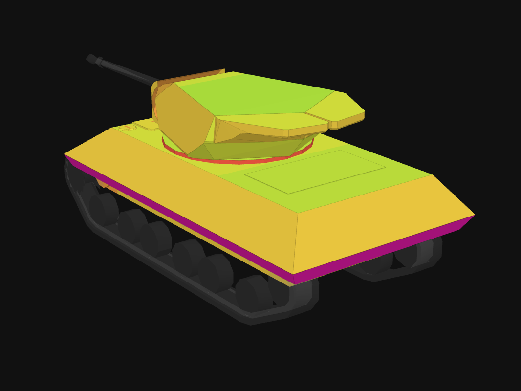 Rear armor of Charles in World of Tanks: Blitz