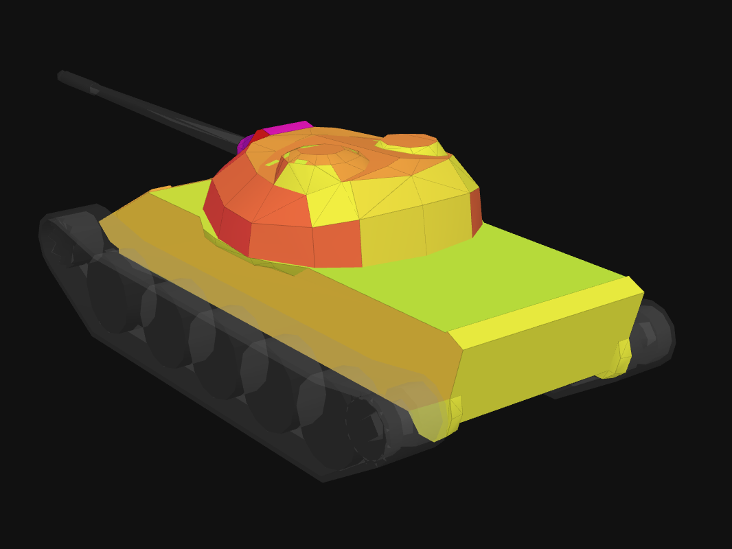 Rear armor of Type 59 in World of Tanks: Blitz