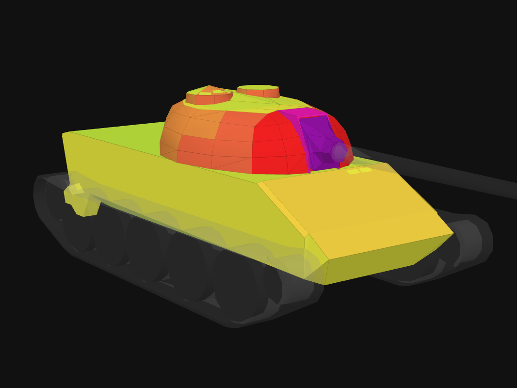 Front armor of T-34-2 in World of Tanks: Blitz