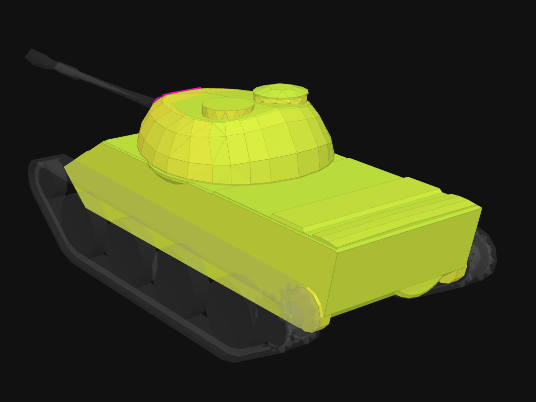 Rear armor of 59-16 in World of Tanks: Blitz