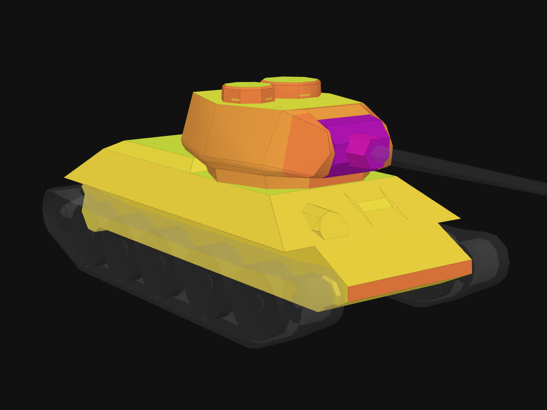 Front armor of Type 58 in World of Tanks: Blitz