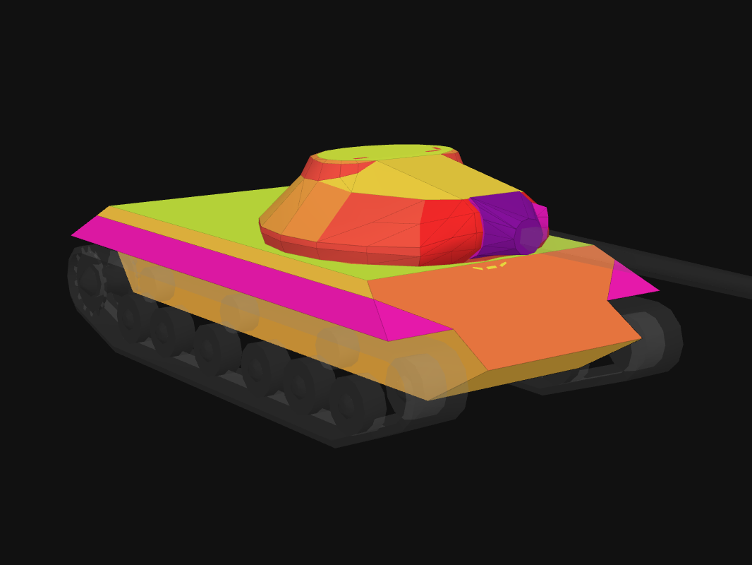 Front armor of WZ-112-2 in World of Tanks: Blitz