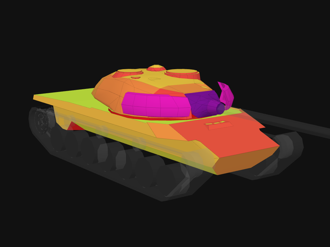 Лобовая броня Vz. 55 в World of Tanks: Blitz