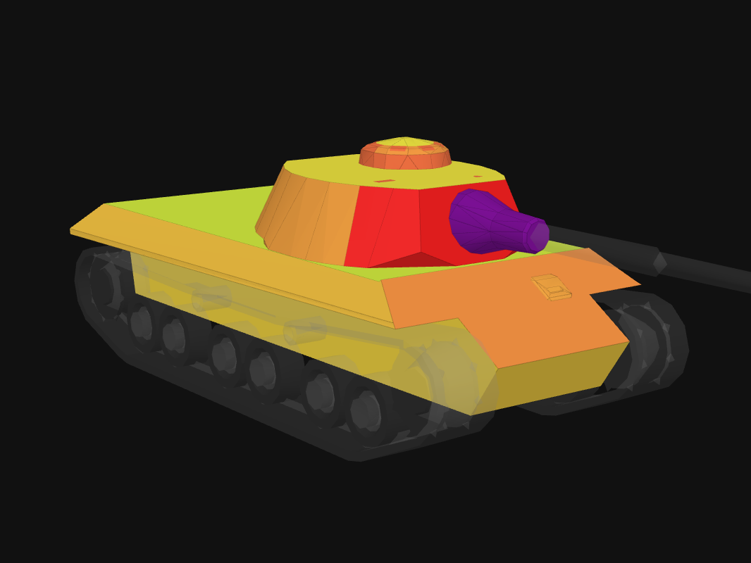 Лобовая броня Vz. 44-1 в World of Tanks: Blitz