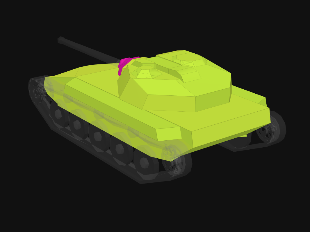 Rear armor of AMX ELC bis in World of Tanks: Blitz