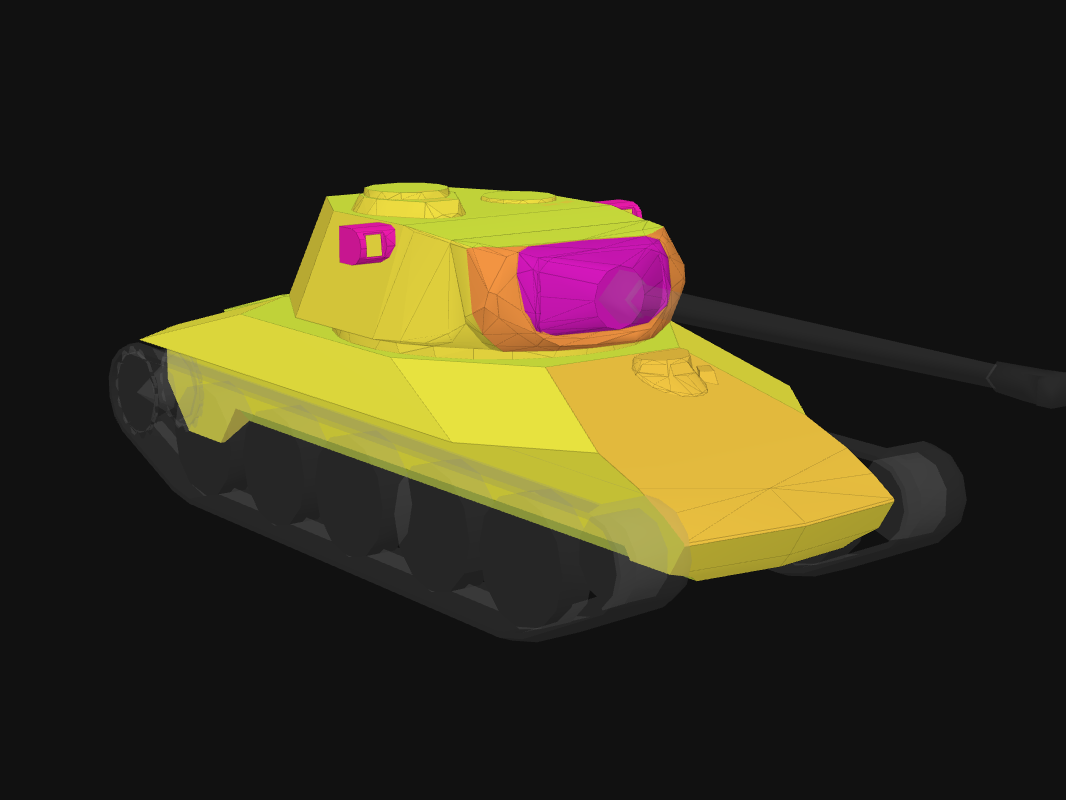Лобовая броня A.P. AMX 30 в World of Tanks: Blitz