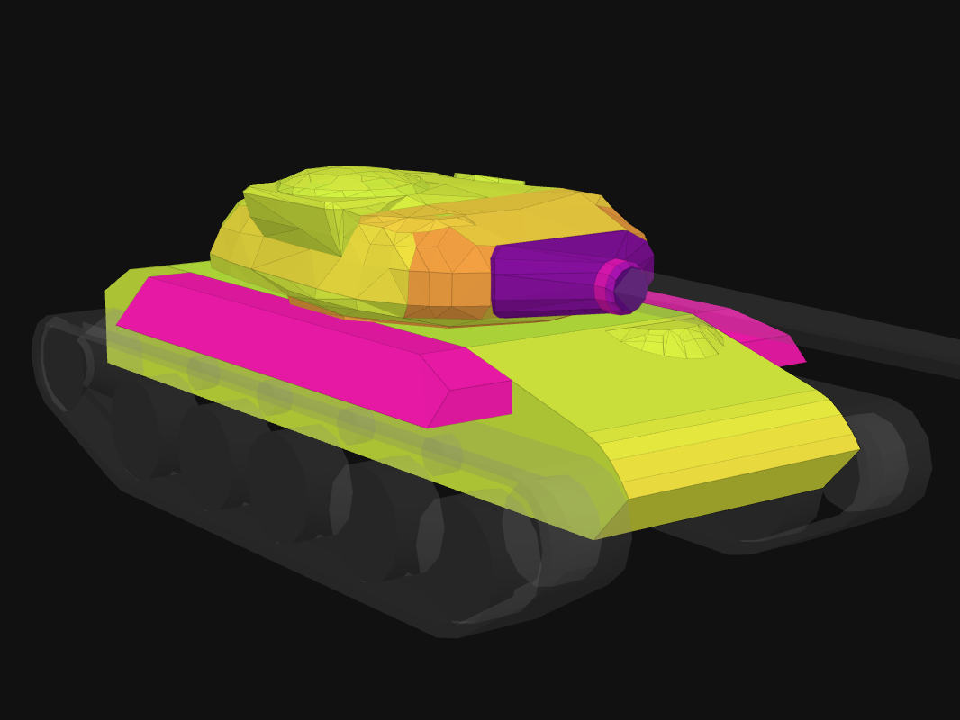 Лобовая броня AMX 30 1er prot. в World of Tanks: Blitz