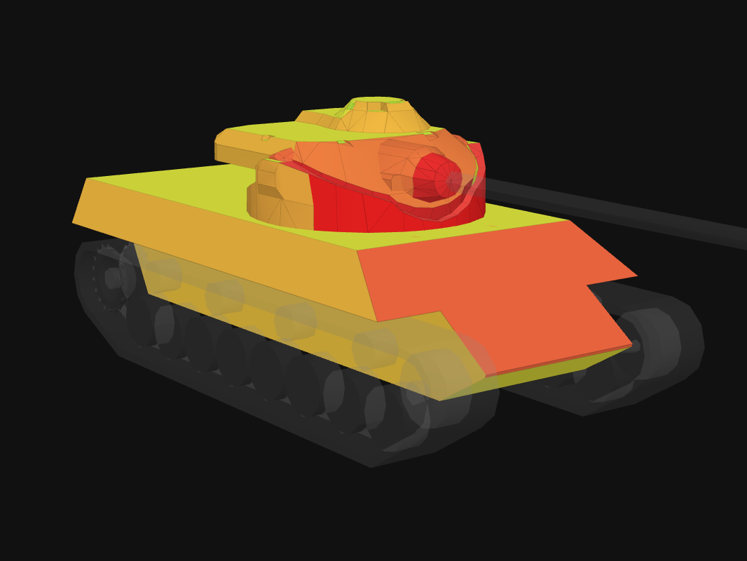 Лобовая броня Somua SM в World of Tanks: Blitz