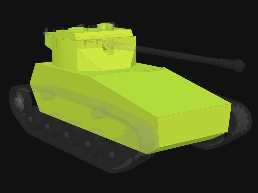 Front armor of FV1066 Senlac in World of Tanks: Blitz