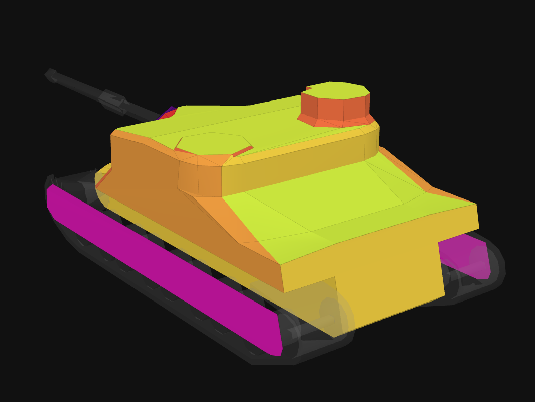 Rear armor of Tortoise in World of Tanks: Blitz
