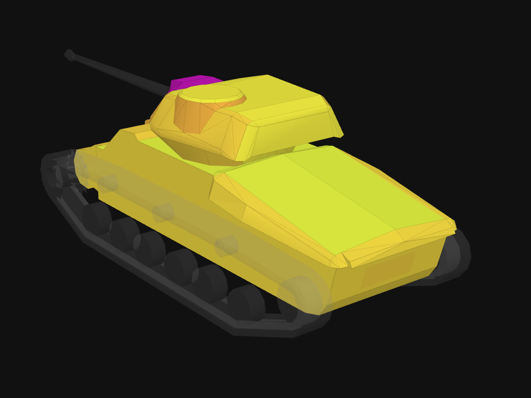 Rear armor of AC IV Sentinel in World of Tanks: Blitz