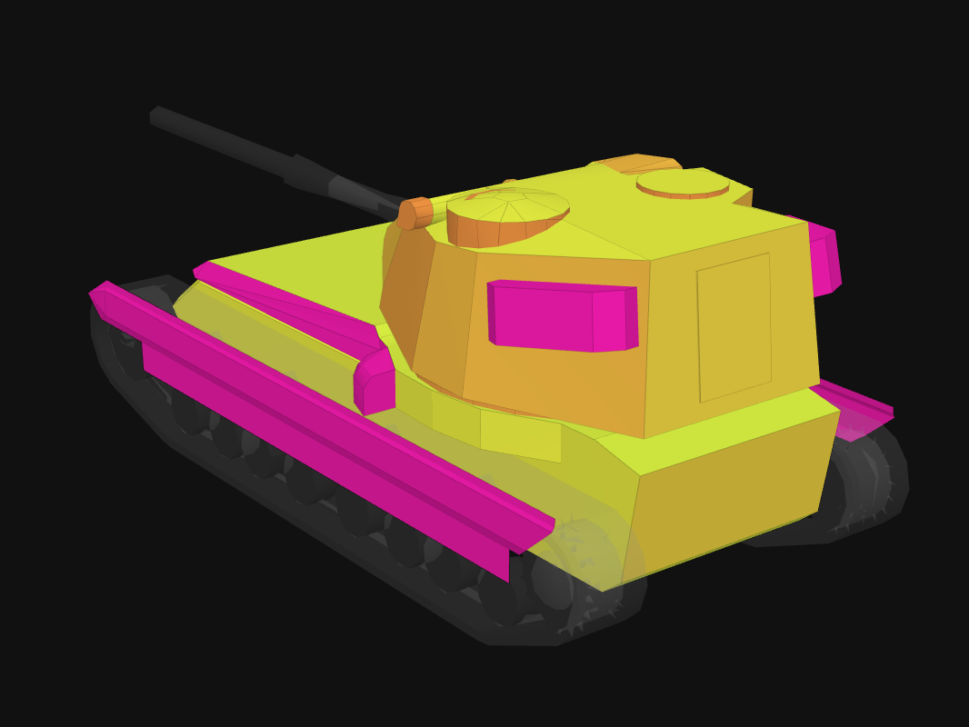 Rear armor of FV215b 183 in World of Tanks: Blitz