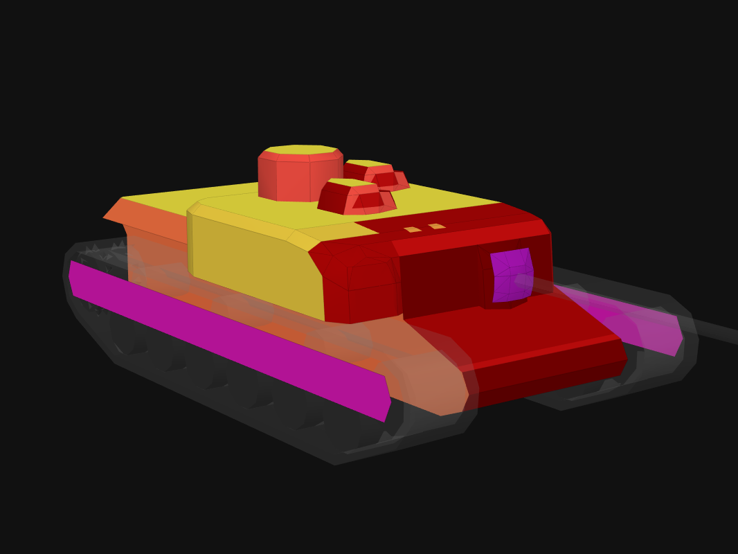 Лобовая броня AT 8 в World of Tanks: Blitz