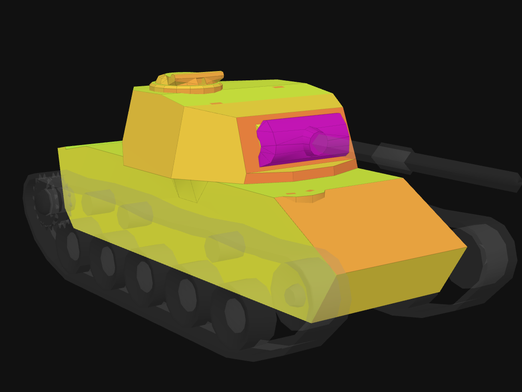Лобовая броня Vickers Light в World of Tanks: Blitz