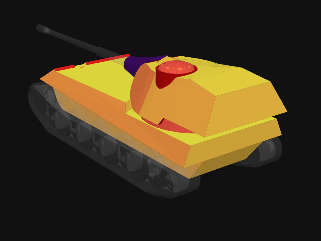 Rear armor of VK 90.01 (P) in World of Tanks: Blitz