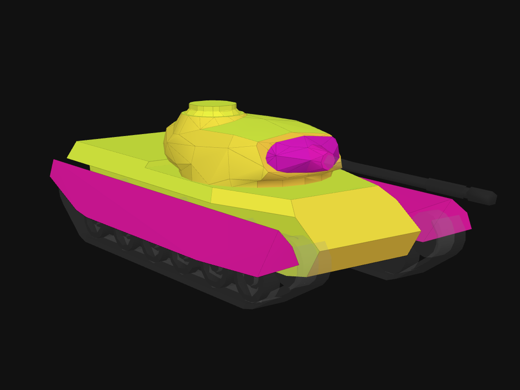 Front armor of Progetto 46 in World of Tanks: Blitz