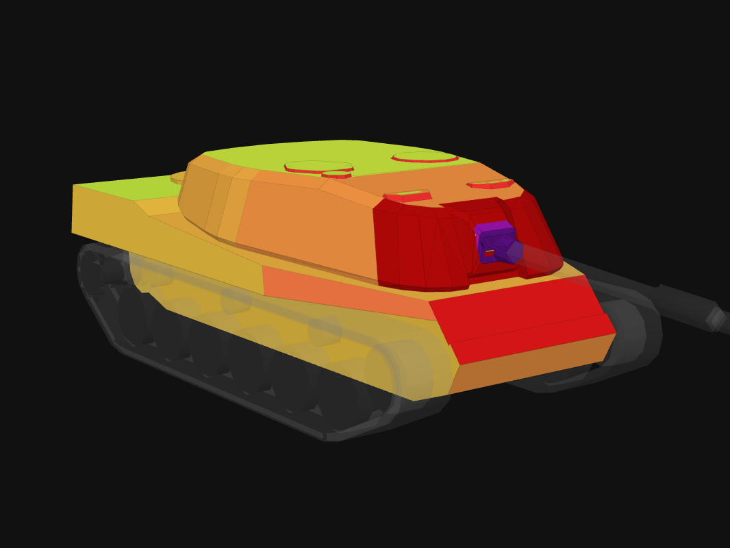 Лобовая броня SMV CC-64 в World of Tanks: Blitz