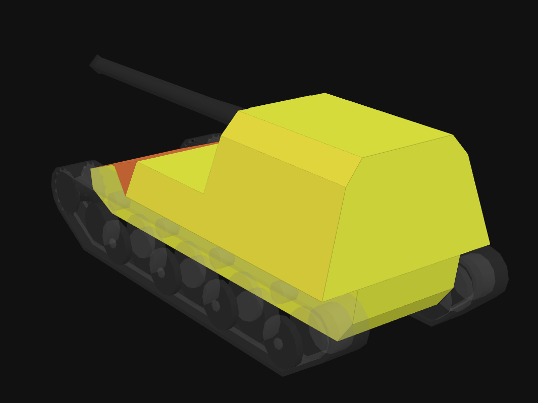 Rear armor of Ho-Ri T.II in World of Tanks: Blitz