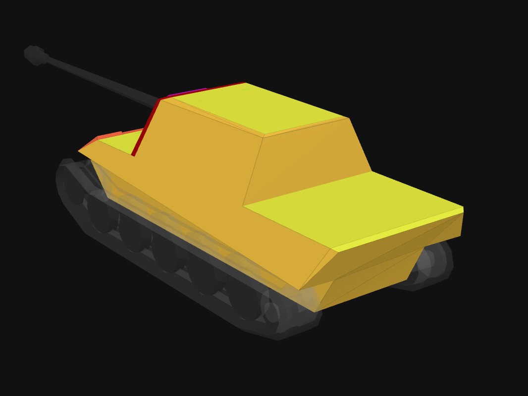 Rear armor of JgTig.8,8 cm in World of Tanks: Blitz