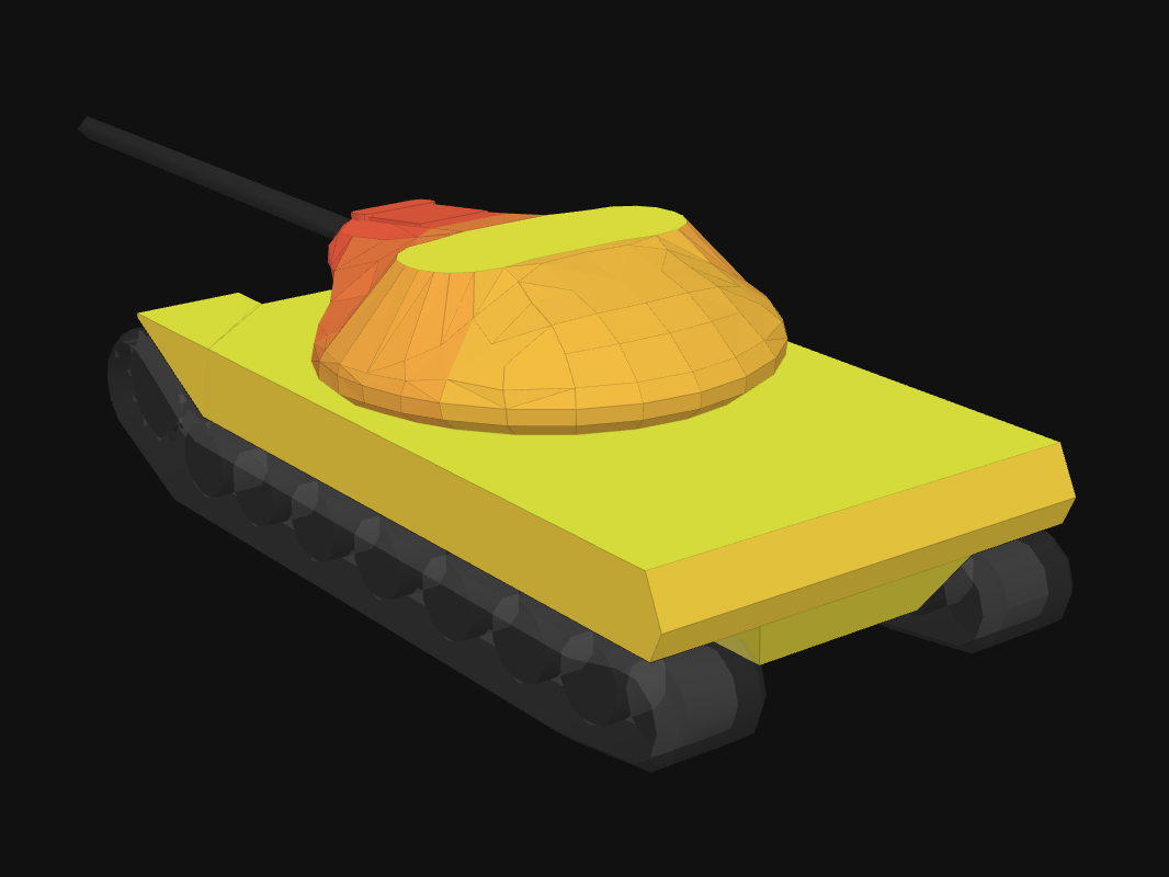 Rear armor of K-91 in World of Tanks: Blitz