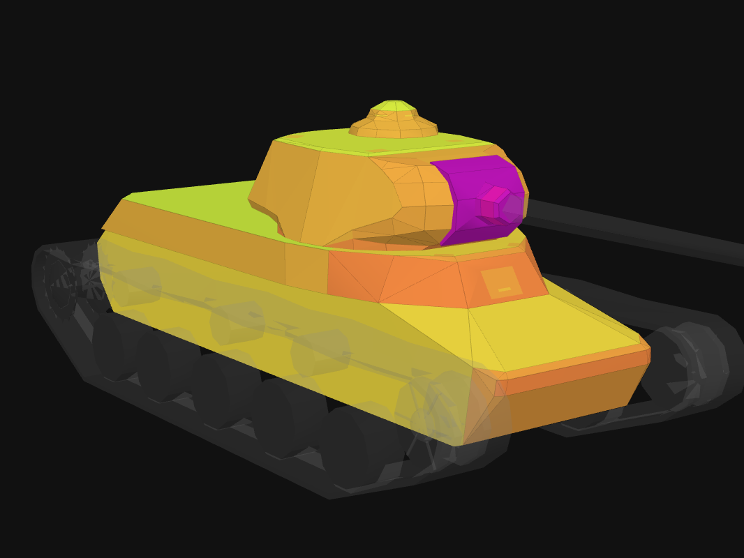 Лобовая броня КВ-13 в World of Tanks: Blitz