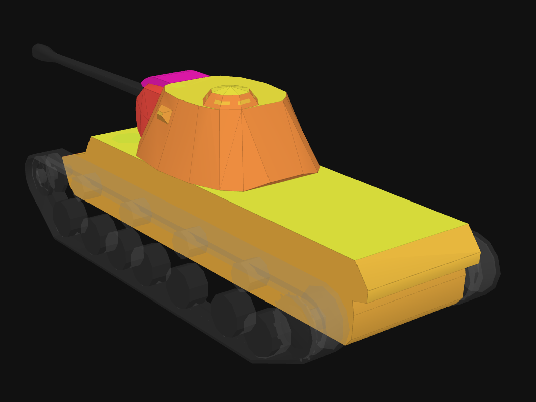 Rear armor of KV-3 in World of Tanks: Blitz