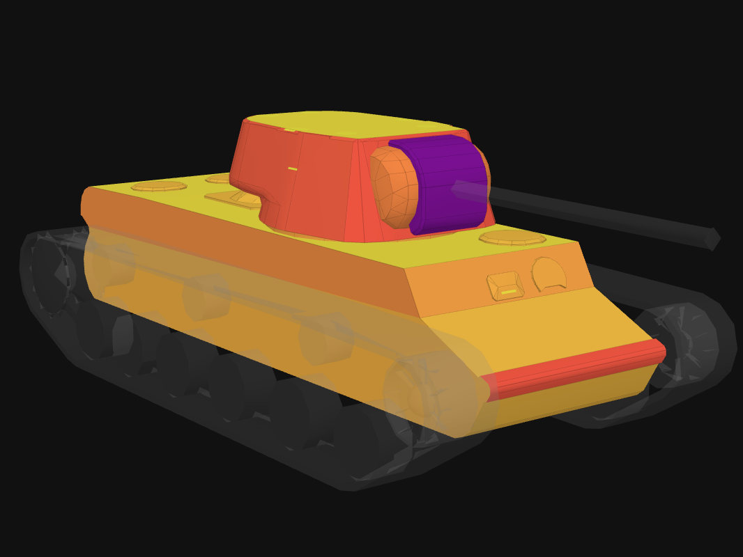 Лобовая броня КВ-1 в World of Tanks: Blitz