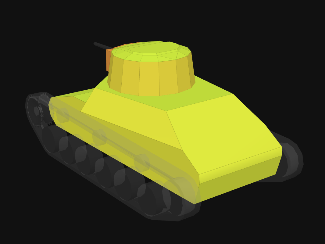 Rear armor of Ke-Ni in World of Tanks: Blitz