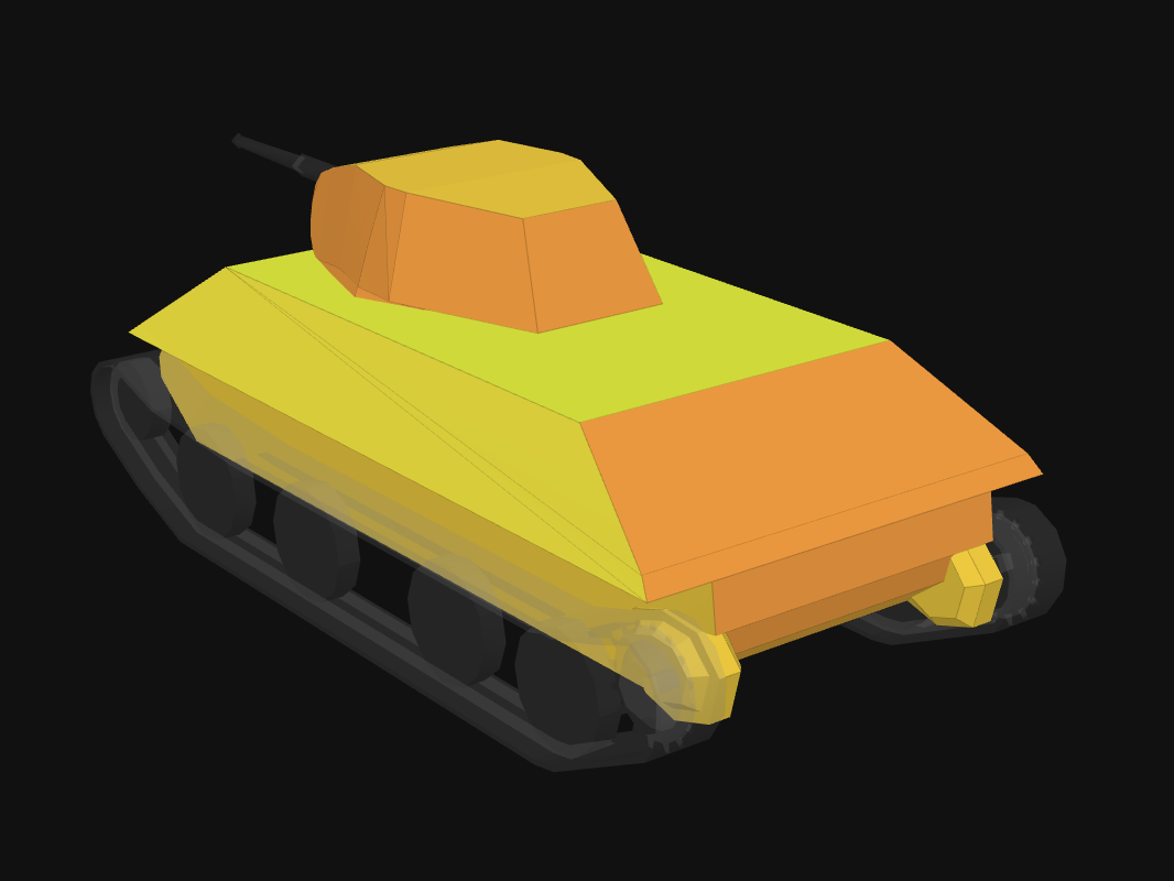 Rear armor of LTP in World of Tanks: Blitz
