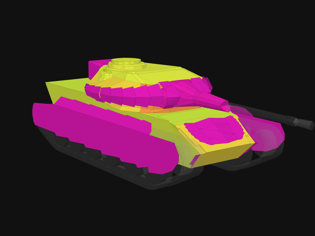 Front armor of Glacier in World of Tanks: Blitz