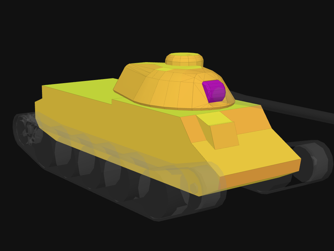 Лобовая броня DS PZInż в World of Tanks: Blitz