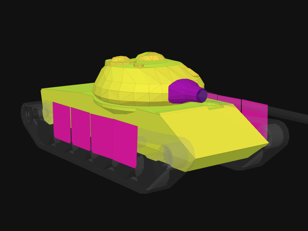 Front armor of CS-59 in World of Tanks: Blitz