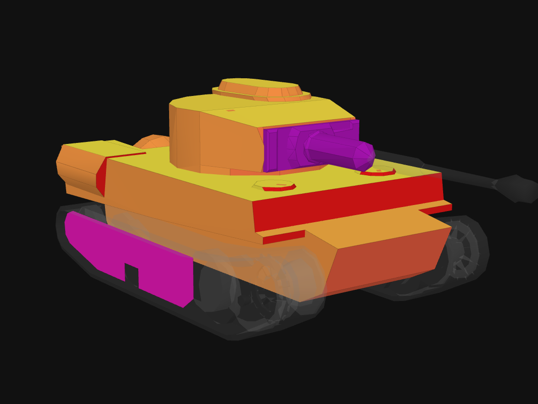 Front armor of Icebreaker in World of Tanks: Blitz