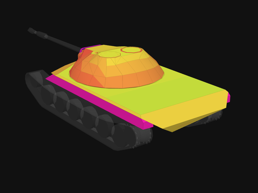 Rear armor of T-22 medium in World of Tanks: Blitz