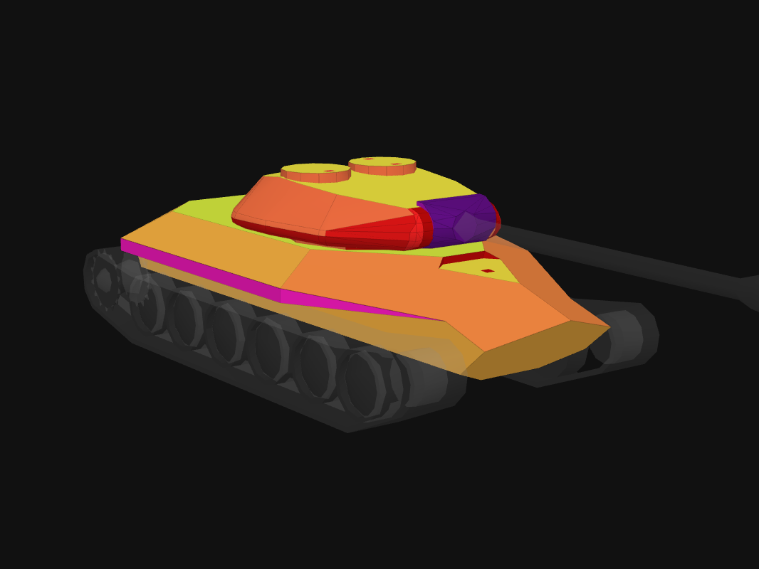 Front armor of Obj. 252U in World of Tanks: Blitz
