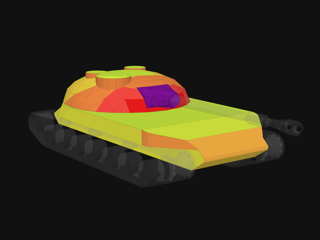 Лобовая броня СТГ в World of Tanks: Blitz