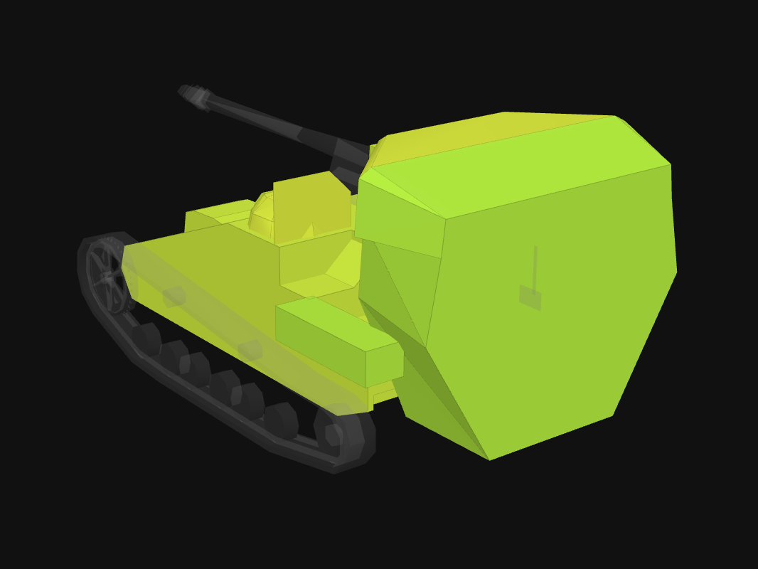 Rear armor of UE 57 in World of Tanks: Blitz