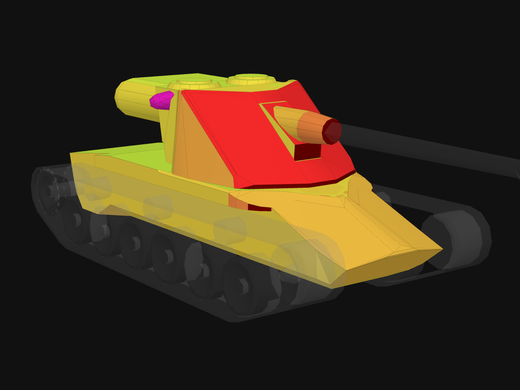 Лобовая броня Kranvagn в World of Tanks: Blitz