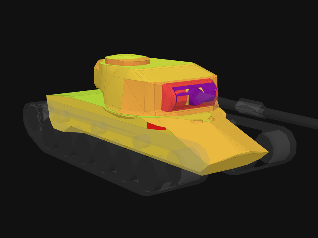 Лобовая броня Strv K в World of Tanks: Blitz