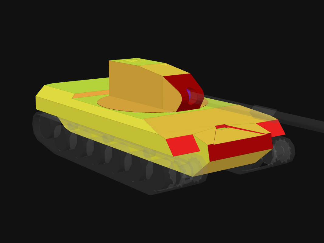 Лобовая броня Tornvagn в World of Tanks: Blitz