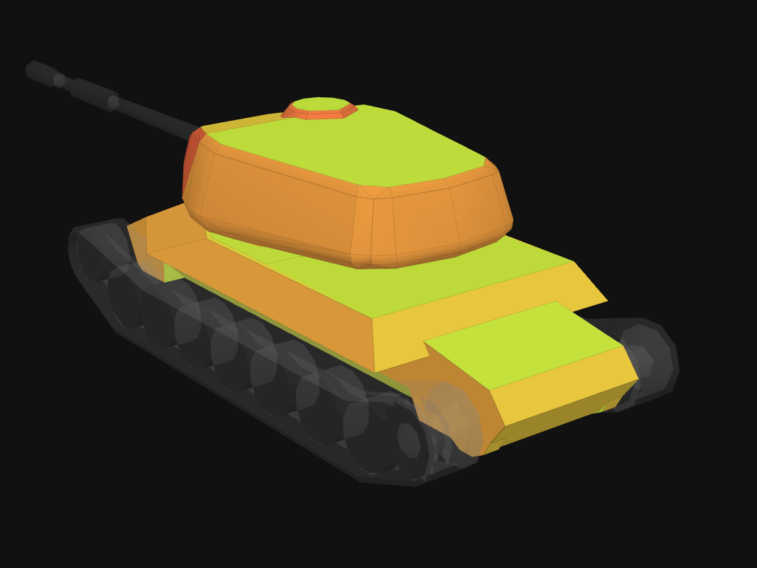 Rear armor of ST-I in World of Tanks: Blitz