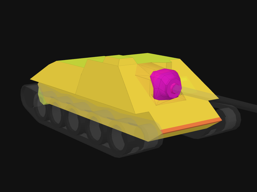 Лобовая броня СУ-85 в World of Tanks: Blitz