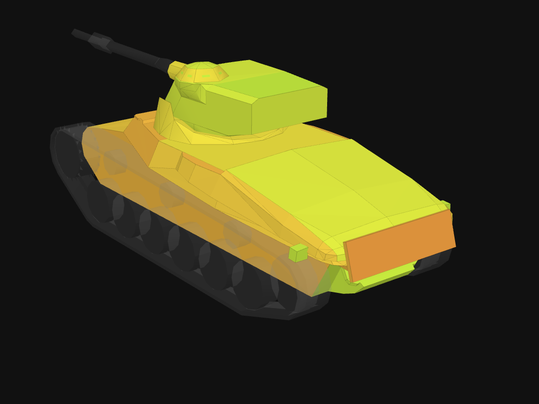 Броня кормы Strv 74A2 в World of Tanks: Blitz