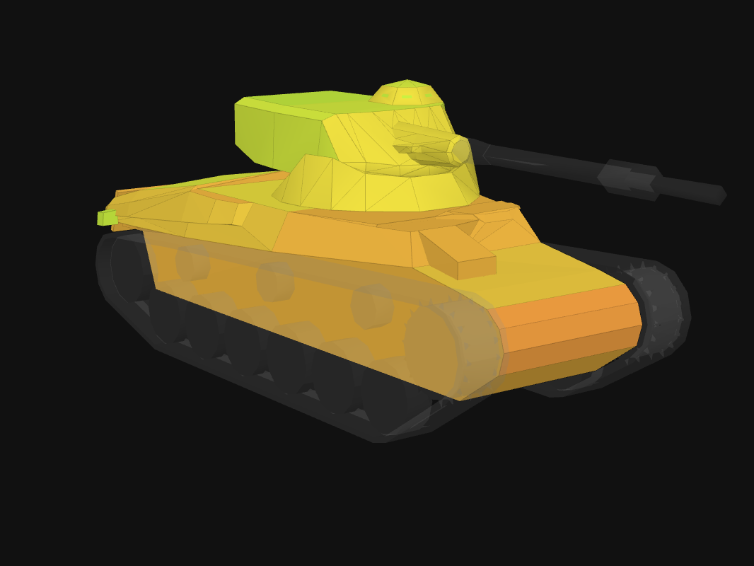 Лобовая броня Strv 74A2 в World of Tanks: Blitz