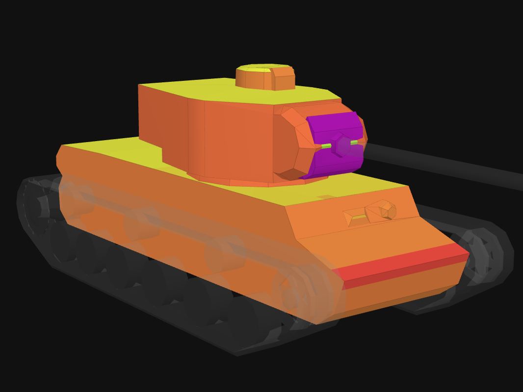 Лобовая броня Т-150 в World of Tanks: Blitz