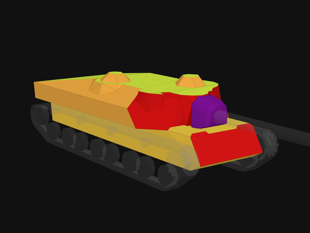 Front armor of T28 in World of Tanks: Blitz