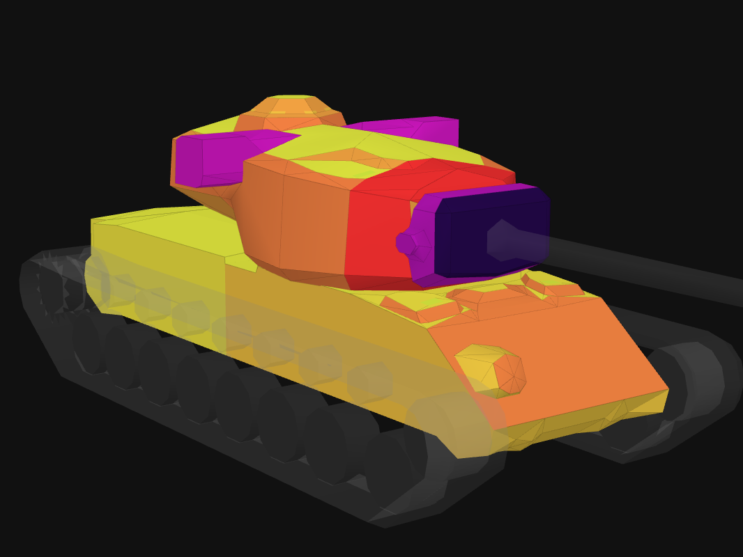 Front armor of T29 in World of Tanks: Blitz