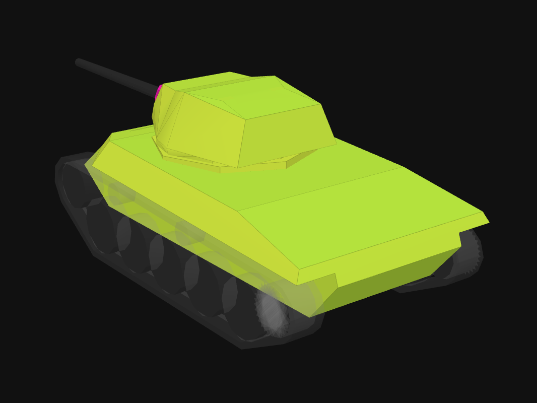 Rear armor of T67 in World of Tanks: Blitz